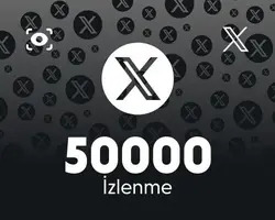 Twitter (X) 50000 İzlenme