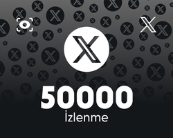 Twitter (X) 50000 İzlenme