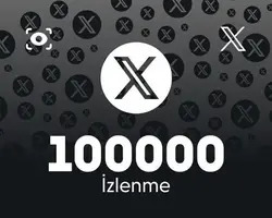 Twitter (X) 100000 İzlenme