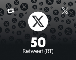 Twitter (X) 50 Retweet (RT)