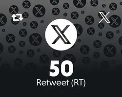 Twitter (X) 50 Retweet (RT)