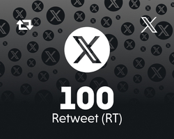 Twitter (X) 100 Retweet (RT)
