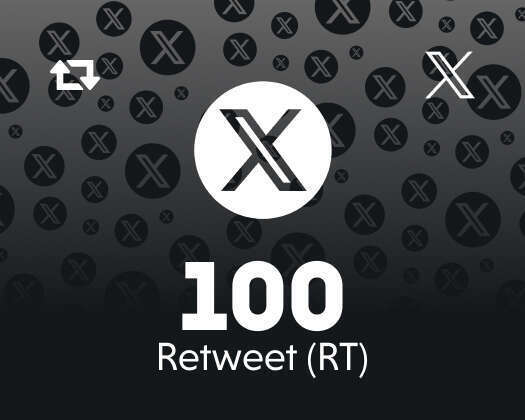 Twitter (X) 100 Retweet (RT)