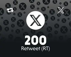Twitter (X) 200 Retweet (RT)