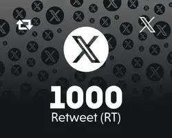 Twitter (X) 1000 Retweet (RT)