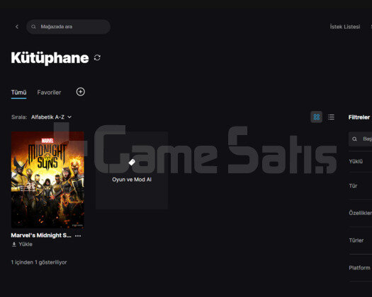 Marvels Midnight & epic games
