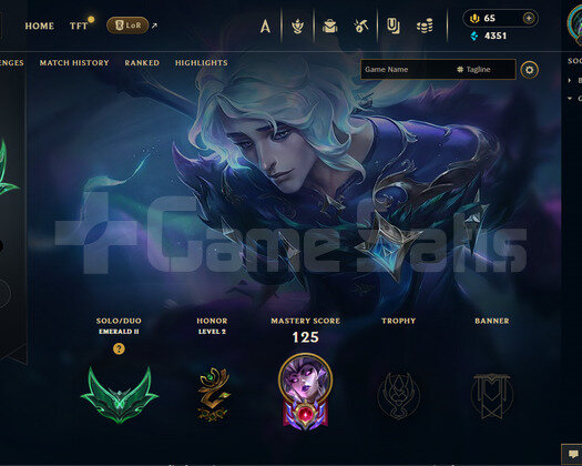 Euw Zümrüt 2 I 44 Champ/8 Skin I Mail Devirli