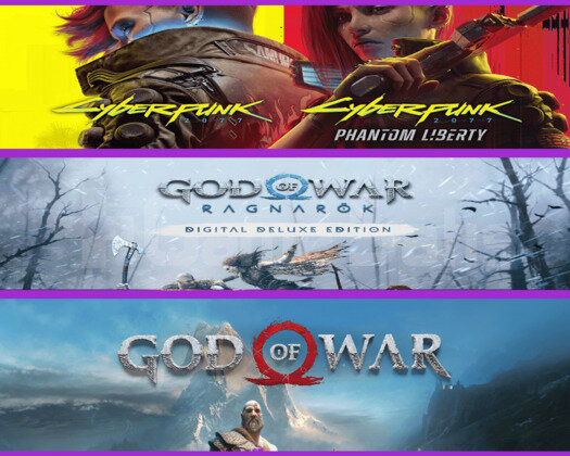 Cyberpunk 2077 + God Of War + Ragnarök