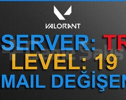 TR-19 LVL - UNRANKED - MAİLSİZ HESAPLAR