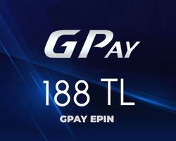 188 TL G Pay Epin