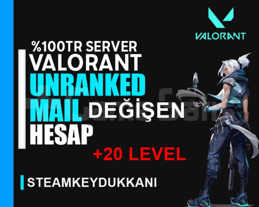 TR - UNRANKED  - RANK HAZIR - 20LV - MAİL DEĞİŞEN