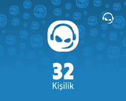 Teamspeak 3 - 32 Kişilik