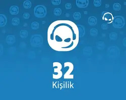 Teamspeak 3 - 32 Kişilik
