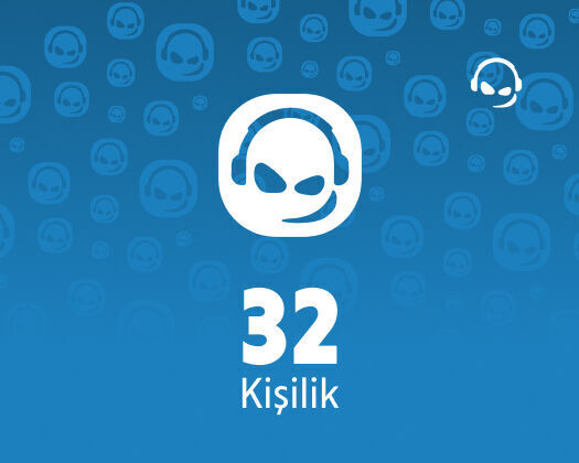 Teamspeak 3 - 32 Kişilik