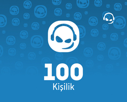 Teamspeak 3 - 100 Kişilik
