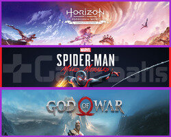 Horizon Forbidden West + Miles Morales + Gow