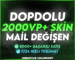 DOPDOLU+ | MAİL DEĞİŞEN 2000VP+ SKİN GARANTİLİ