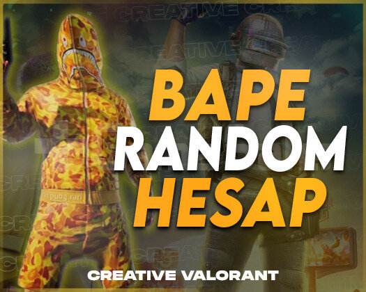 DOPDOLU+ | EN İYİ BAPE PUBG RANDOM HESAP