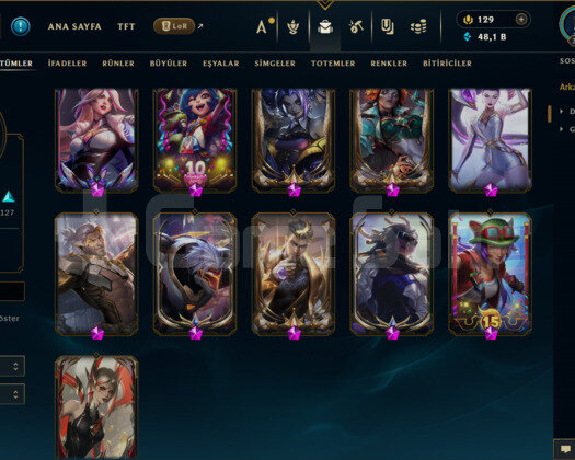 350 LEVEL / 297 SKİN / FUL HERO +MAİL +6300 SATIŞ