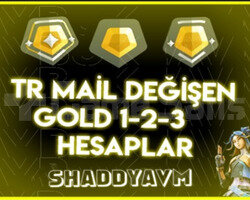 MAİL ONAYSIZ - GOLD HESAPLAR - TR ANINDA TESLİM