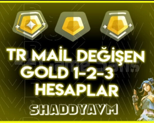MAİL ONAYSIZ - GOLD HESAPLAR - TR ANINDA TESLİM