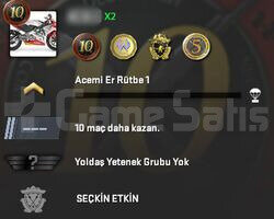 CS2 Prime | 4 Madalya | Yeşil Faktör + Garanti
