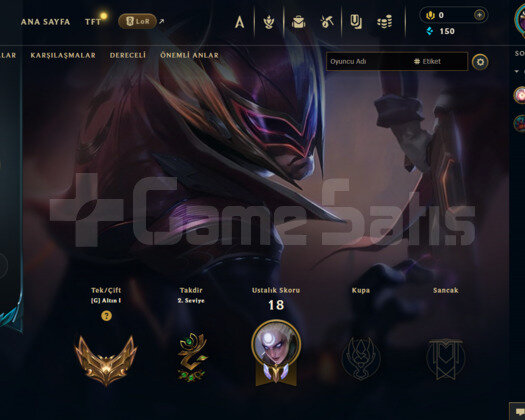 TR 33 LEVEL GOLD 1 MAİLLİ FRESH HESAP!!!!