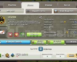 11 SEVİYE LEGEND İSİMLİ EFSANE KLAN