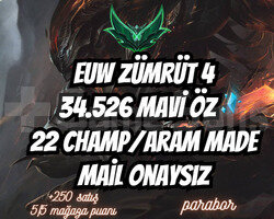 Euw Zümrüt 4 I 34.526 M.Ö. I Mail Onaysız