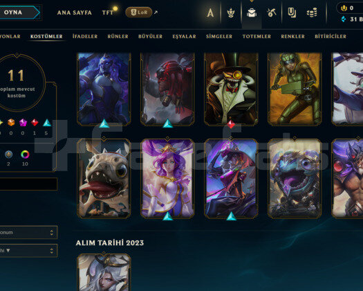 31K MAVİ ÖZ 71 LVL S14 EMERALD 173K MORGANA