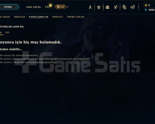 ELLE KASILMIŞ / 2020 KURULUM / UNRANKED
