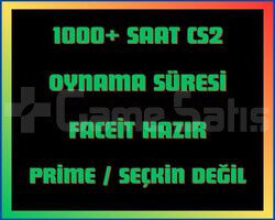 Faceit Hazır 1000+ Saat CS2 + MAİL