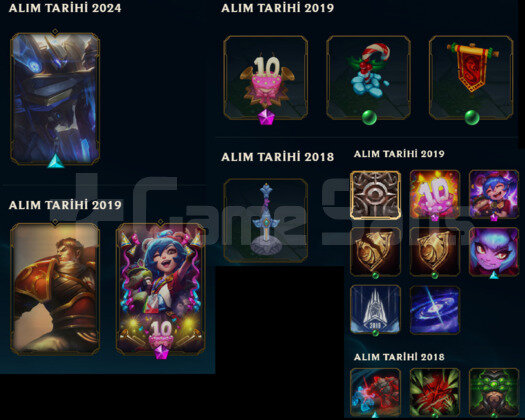 TR 2018 KURULUM DEMIR 4 54 LP HANDMADE LOL HESABI