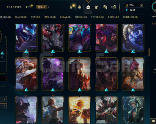 EUW / 243 LEVEL / 130 SKİN / 112 HERO+MAİL+TELEFON