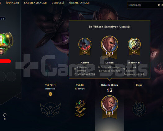 TR BANSIZ RANKED READY LOL HESABI