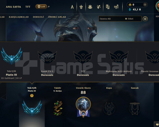 EUW PLAT 3/66WR/43K MAVİ ÖZ/TAKDİR 2/
