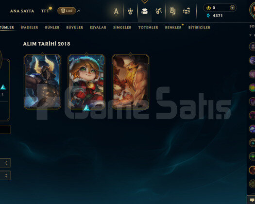 TR 74 LEVEL HANDMADE MAİLLİ FRESH 3 SKİNLİ HESAP!!