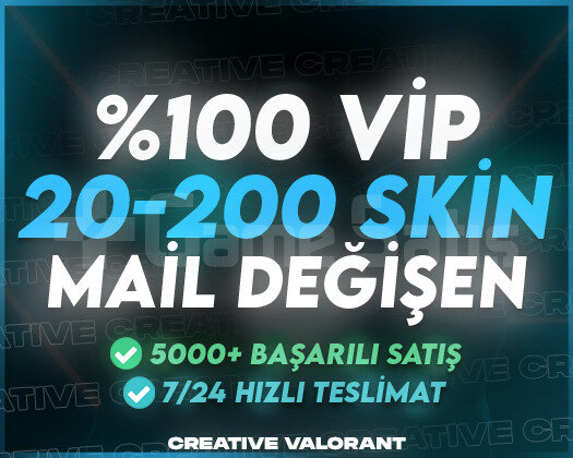 GARANTİLİ | MAİL DEĞİŞEN 20-200 SKİN RANDOM HESAP
