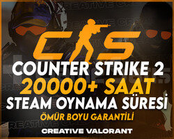 CS2 | 20000+ Saat | Faceit Hazır + Garanti