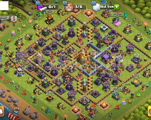 TH 16 NEREDEYSE MAX EFSANE HESAP KAÇMAZ