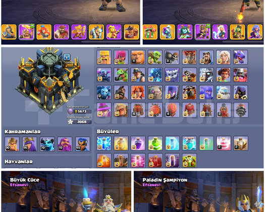 CLASH TH 17 MAX | 243 SEVİYE