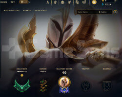 |EUW - ZÜMRÜT 4 75 WR | ELMAS MMR | SMURF HESAP