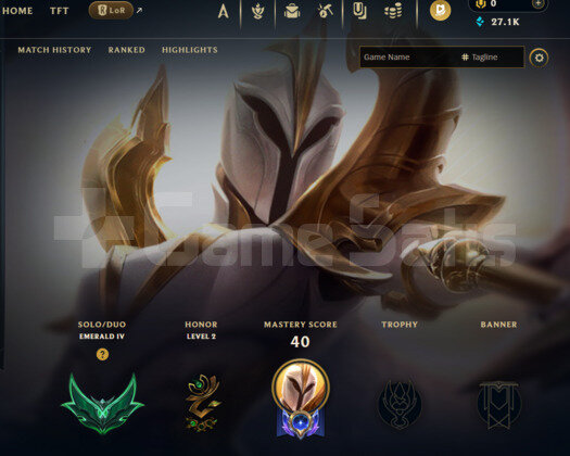 |EUW - ZÜMRÜT 4 75 WR | ELMAS MMR | SMURF HESAP