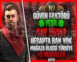 10 + 5 YIL TECRÜBE JETONLU MAĞAZA TR CS2 DİGİT ACC