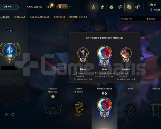 TR HANDMADE GANIMETLE BERABER 17 SKINLI LOL HESABI