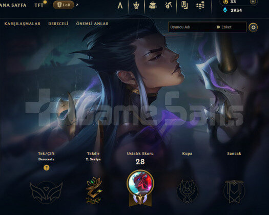 2 YONE KOSTÜMÜ / DERECELİ HAZIR / UNRANKED