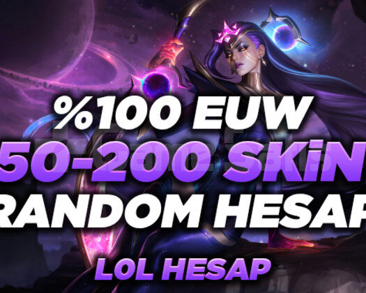 EUW 50-200 SKİN ULTRA VİP RANDOM HESAP