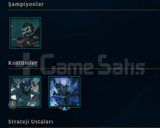KING RAMMUS 18 SKIN ESKI LOL HESABI