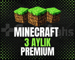 Minecraft 3 Aylık Premium + Garanti