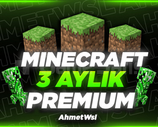 3 Aylık Minecraft Premium Garanti + Destek